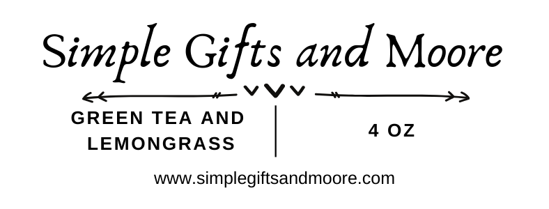 Green Tea and Lemongrass Candle