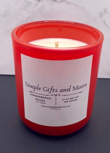 Gingerbread House Candle