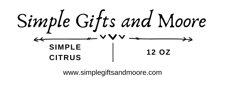 Simple Citrus Candle