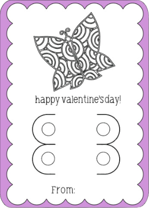 Valentine's Color Cards