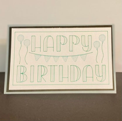 Happy Birthday Banner Card