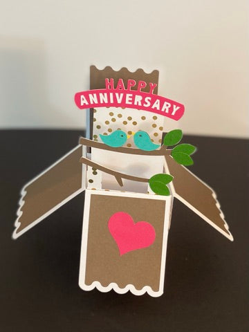 Happy Anniversary Box Card