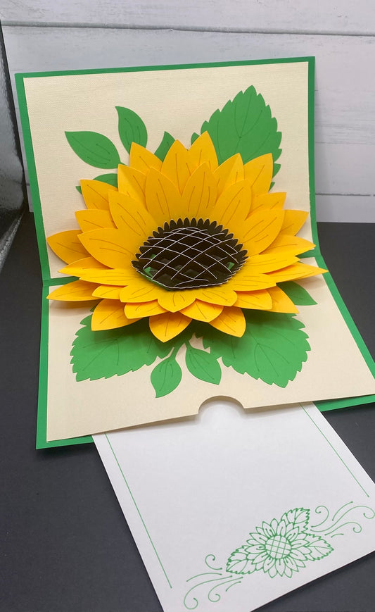 Flower Bouquet Pop-up Card